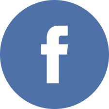 Facebook Logo which has a clickable link to the sites Facebook page